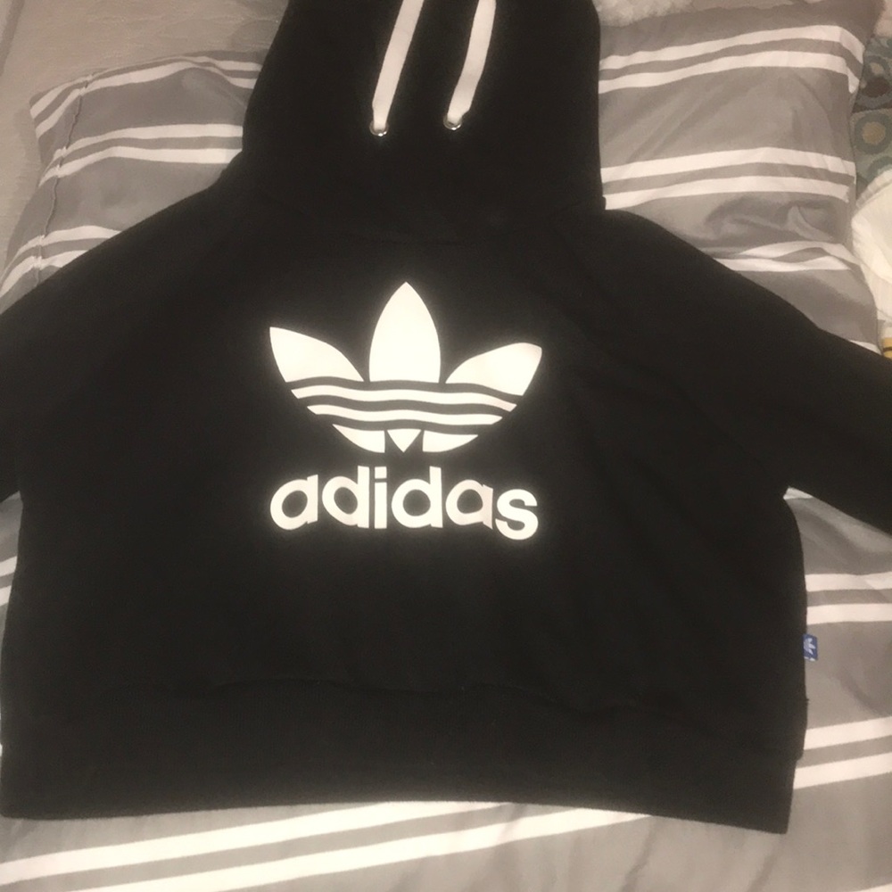 adidas black hoddie